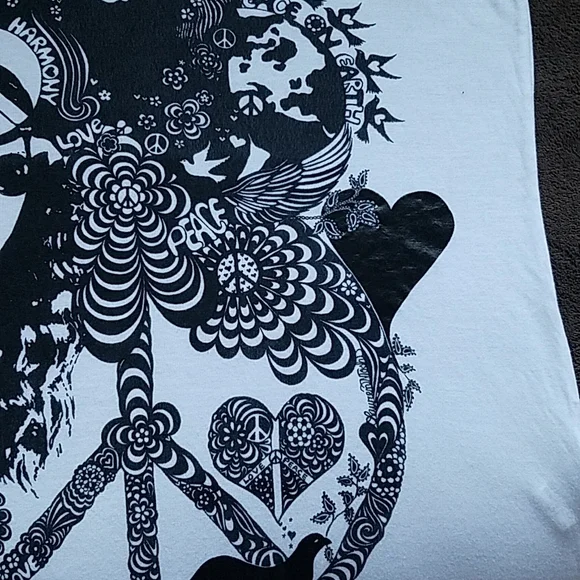 LAUREN MOSHI Hippie Peace Tee - Picture 3 of 8